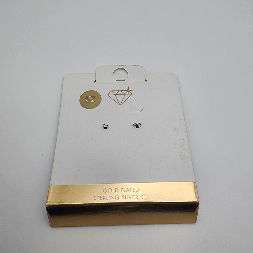 NWT Lovisa Gold Plated Sterling Silver Nose Studs